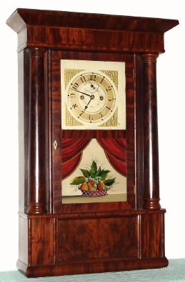 C.1840, Salem Bridge, 8-day time/strike Column and Cornice shelf clock (mixed lot). — Antique Clocks Price Guide