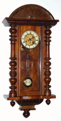 C.1900, German, Junghans, 8-day time/strike R/A regulator wall clock. — Antique Clocks Price Guide