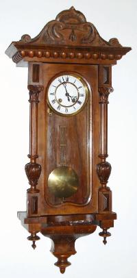 C.1900, German, Gustav Becker, 8-day time and rod strike regulator wall clock. — Antique Clocks Price Guide