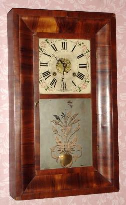 C.1835, John Hunt, Plainville, Conn., 30-hour time/strike OG shelf clock. — Antique Clocks Price Guide