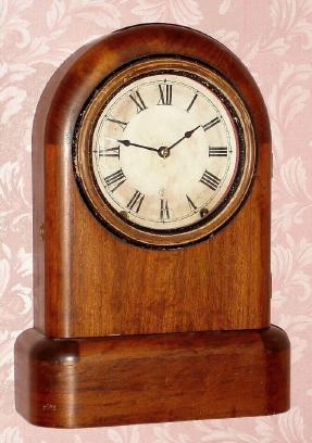 C.1879, Seth Thomas Clock Co., "Tudor No. 1", 8-day time/strike walnut mantel clock. — Antique Clocks Price Guide