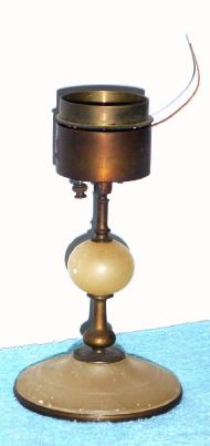 C.1890, French, Small Pendulette night clock, 30-hour, absent its time "globe". — Antique Clocks Price Guide