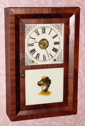 C.1875, Seth Thomas Clock Co., "Kitchen", 8-day time/strike/alarm bevel front sideboard clock. — Antique Clocks Price Guide
