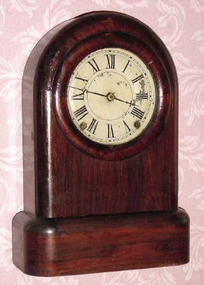 C.1879, Seth Thomas Clock Co., "Tudor No. 1", 8-day time/strike mantel clock. — Antique Clocks Price Guide
