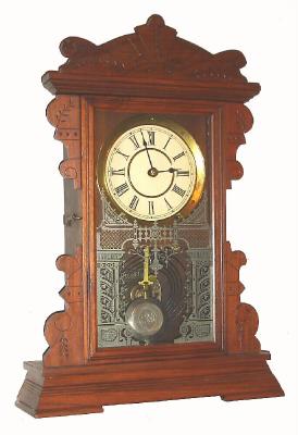 C.1888, Seth Thomas Clock Co., "Kirkwood", 8-day time and strike city series mantel clock. — Antique Clocks Price Guide