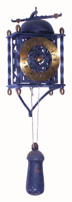 C.1980, Japan, Verge and Foliot wall clock, 8-day weight driven with passing bell strike at the hour, one handed. — Antique Clocks Price Guide