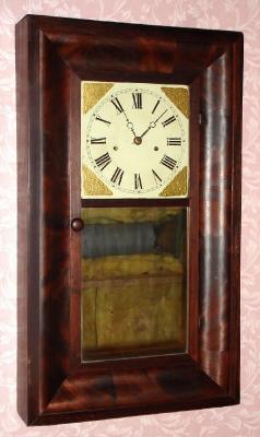 C.1843, Stever, Bryant and Co., Bristol, Conn., 8-day time/strike OG shelf clock. — Antique Clocks Price Guide