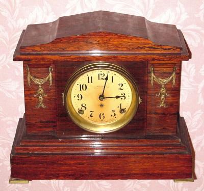 C.1913, Mixed Lot, Seth Thomas Clock Co., Adamantine "Ding-Dong" case, now with a later Seth Thomas regular time and strike movement. — Antique Clocks Price Guide