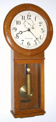 C.1950, Seth Thomas Clock Co., Regulator No. 2, in oak, 8-day weight driven. — Antique Clocks Price Guide