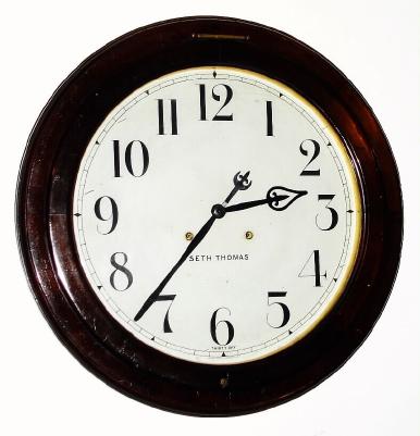 C.1913, Seth Thomas Clock Co., "Arcade No. 1", 30-day gallery timepiece. — Antique Clocks Price Guide