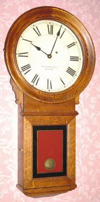 C.1890, E. Howard and Co., Boston, "Regulator No. 70", in quarter sawn oak, weight driven timepiece, 8-day. — Antique Clocks Price Guide