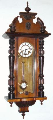 C.1900, German, Kienzle, 8-day time and gong strike R/A regulator wall clock. — Antique Clocks Price Guide