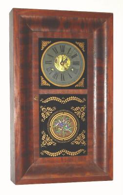 C.1840, Jeromes, Gilbert, Grant and Co., 30-hour time/strike OG shelf clock. — Antique Clocks Price Guide