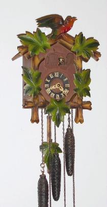 C.1970, Germany, 30-hour time, strike and music box cuckoo clock (3-wt). — Antique Clocks Price Guide