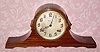 C.1934, E. Ingraham and Co., "Auroa No. 1", 8-day time/strike tambour clock. 