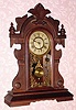 C.1885, New Haven Clock Co., 8-day time/strike mantel clock. 