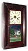 C.1870, New Haven Clock Co., 30-hour time/strike OG shelf clock. 