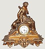 C.1874, Seth Thomas Sons, and Co., New York, "No. 8023", 8-day time and bell strike figural mantel clock. 