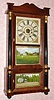 C.1850, Forestville Manufacturing Co., 8-day time/strike weight double decker shelf clock. 