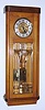 C.1910, German, Gustav Becker,  2-weight, box style regulator. 
