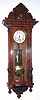 C.1890, German, Kienzle, 2-Wt, Vienna Regulator, in a walnut and veneer case with old top. 