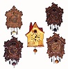 Lot of 5: C.1937, Lux Clock Mfg. Co., Waterbury, Conn., 30-hour novelty timepieces. 
