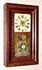 C.1840, Sheldon Morris, Litchfield, Conn., 30-hour time/strike OG shelf clock, brass mov't. 