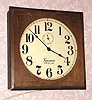 C.1928, Kodel Electric and Manufacturing Co., Cincinnati, OH, "Kenmore", 110v. electric wall timepiece. 