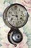 C.1884, Seth Thomas Clock Co., 30-hour ship's bell clock, outside bell. 