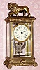 C.1913, Seth Thomas Clock Co., "Empire No. 13 with Lion", 8-day time/strike crystal regulator. 