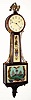 C.1920, Waltham Watch Co., Waltham, Mass., "Willard Banjo", 8-day weight driven timepiece. 