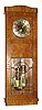 C.1915, Czech Div, Gustav Becker, for the German market, 2-wt box regulator in Tiger Maple. 