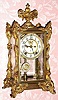 C.1904, Ansonia Clock Co., MARCHIONESS, fancy 4-glass crystal regulator, fitted with "brilliant" sash and pendulum. 