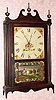C.1825, Seth Thomas, Plymouth Conn, Pillar and Scroll, 30 hour wood movement time and strike shelf clock. 