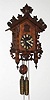C.1910, American Cuckoo Clock Co., Philadelphia, 30-hour, 2-weight, time and strike cuckoo clock. 