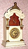C.1905, New Haven Clock Co., rare automaton novelty clock, 8-day time and strike. 