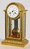C.1880, Etienne Maxant / F'd Berthoud, Hger du Roy, Paris, 4-glass mantel regulator, brocot escapment with center seconds, heavy 9-rod grid-iron pendulum, in the style of late 18th Century. 