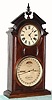 C.1874, Ithaca Calendar Clock Co., "No. 8 Shelf Library", 30-day calendar timepiece. 