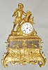 C.1830, French, Golay et. Company, a' Paris , Figural Clock, an artist in 18th century dress, with his palette, a canvass in the works. 