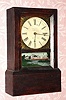 C.1850, Upson Brothers, Marion, Conn., 8-day time and strike shelf clock. 