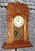 C.1903, Waterbury Clock Co., "Brighton", 8-day time and gong strike, simple calendar clock. 