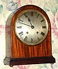 C.1910, English, Empire Clock Co., 8-day time and gong strike mantel clock, serial No. 23391. 