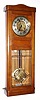 C.1920, Czechoslovakian, Gustav Becker, 8-day, 3-wt grand sonnerie art Deco box regulator, with rod strike. 
