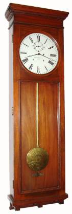 C.1900, E. Howard and Co., Boston, Bank Regulator from a bank in Portland, Maine, in walnut. — Antique Clocks Price Guide