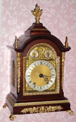 C.1890, German, Winterhalder and Hofmeier, quarter strike bracket clock in the English style, 8-day. — Antique Clocks Price Guide