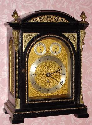 C.1870, English, Charles Frodsham and Co., 84 Strand, No. 1501, "Clock Makers to the Queen", triple fusee, 8-bell quarter chime, Whittington/Cambridge chime fusee bracket clock. — Antique Clocks Price Guide