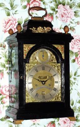 English, Mid 18th Century, mixed lot, brass dial signed John Green, London, with calendar, faux pendulum aperture and strike-silent lever in the arch. — Antique Clocks Price Guide
