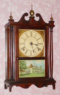 C.1932, Seth Thomas Clock Co., "Kingsbury", 8-day time/strike pillar and scroll mantel clock. — Antique Clocks Price Guide