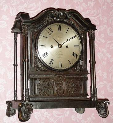 C.1830, English, Donald, Newcastle, Brass Cased Bracket clock, 2-fusee, bell striking, 8-day. — Antique Clocks Price Guide