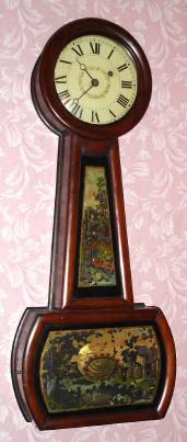 C.1890, E. Howard and Co., Boston, "No. 5 Banjo",  8-day weight driven timepiece, with restorations. — Antique Clocks Price Guide